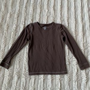 Matilda Jane Vintage Girls Brown Long Sleeve Shirt 🌸 Size 6